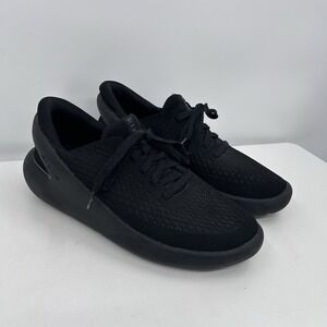 Kizik Unisex Roamer Hands Free Step-In Sneaker Shoes Mens 8 Womens 9.5 Black